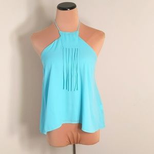 LucyLove Open Back Halter Top, M, NWT